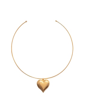Gargantilla de corazón Aurela 18K