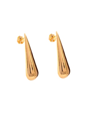 Aretes Universal Aurela 18K Classic Collection con acabado chapa de oro