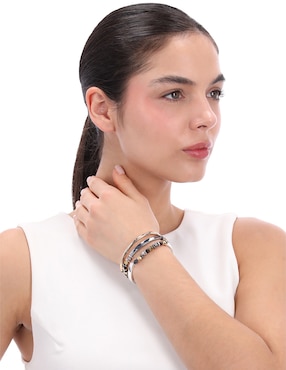 Set de pulsera Nine West Tritone Rounds and Discs