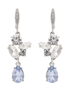 Aretes Largos De Gota Givenchy Glass Slipper Con Acabado Brillante Cristal