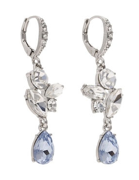 Aretes de gota Givenchy con acabado brillante cristal