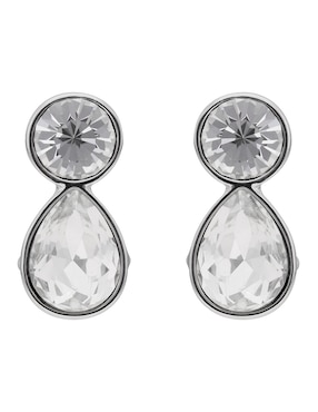 Aretes de gota Givenchy con acabado brillante cristal