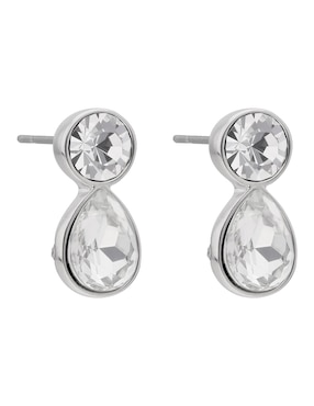 Aretes de gota Givenchy con acabado brillante cristal