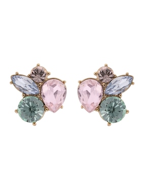 Aretes Cortos Givenchy Glass Slipper Con Acabado Brillante Cristal