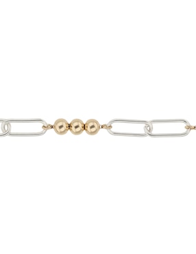 Brazalete Lauren Ralph Lauren Sienna con acabado brillante