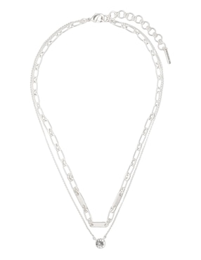 Collar de varios hilos Nine West Embedded Stones