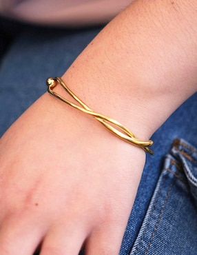 Pulsera Aurela 18K Classic Collection con acabado chapa de oro