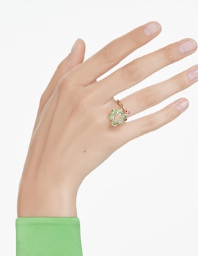 Anillo de flor Swarovski Idyllia F Florere brillante