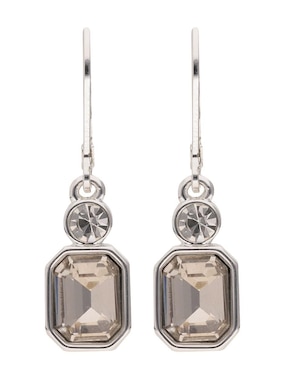 Aretes Largos Anne Klein Midnight Love Con Acabado Brillante Cristal