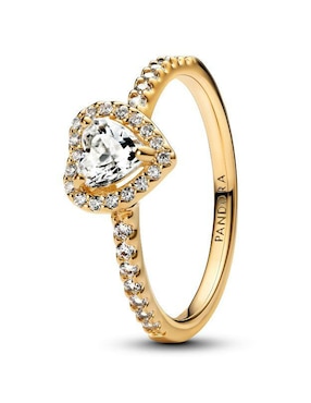 Anillo de corazón Pandora Timeless P 925 de plata zirconia cúbica brillante