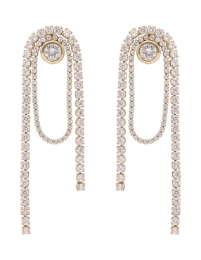 Aretes Emily In Paris Lumiere con acabado brillante zirconia