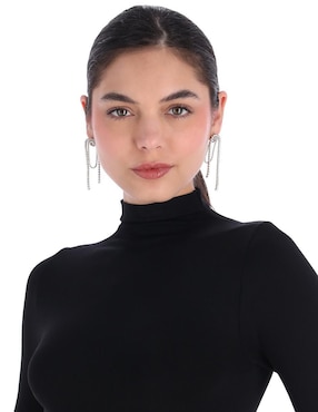 Aretes Emily In Paris Lumiere con acabado brillante zirconia