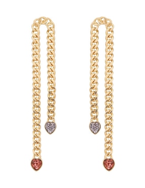 Aretes de corazón Emily In Paris Gemme con acabado brillante cristal