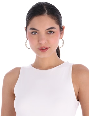 Arracadas Lauren Ralph Lauren con acabado brillante