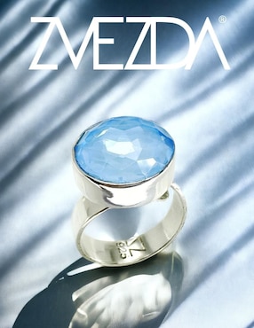 Anillo Zvezda Argenta P 925 de plata cristal