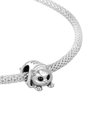 Charm de gato Miow kiki collection de plata P 925