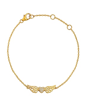 Brazalete Anamora por Tanya Moss de plata P925 eterna con acabado chapa de oro