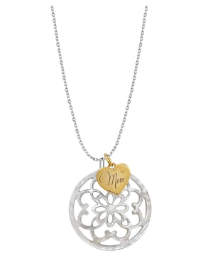 Collar con dije Anamora Por Tanya Moss Mamá de plata P 925