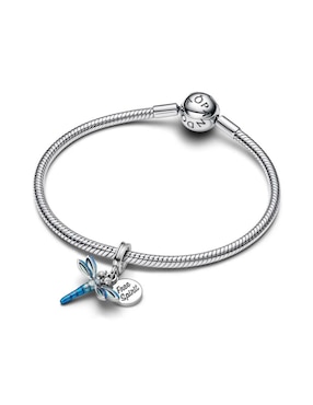Charm de libélula Pandora moments de plata P 925
