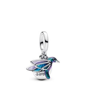 Charm de colibrí Pandora moments de plata P 925