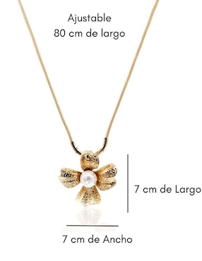 Colgante Y Dije de flor Mayfer Joyería atenas