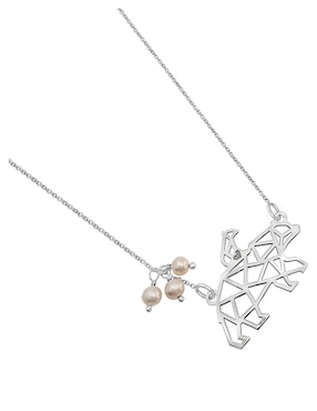 Colgante Y Dije de oso Anamora Por Tanya Moss origami de plata P 925