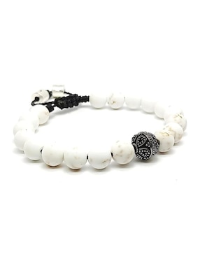 Pulsera Caos con howlita Pompeya