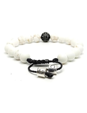 Pulsera Caos con howlita Pompeya