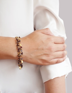 Pulsera Emanuel Ungaro con granate Chip