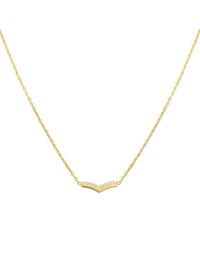 Collar de letra v Enso