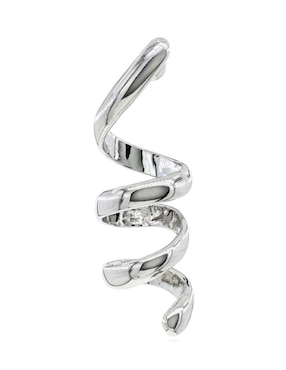 Aretes Mayfer Joyería con acabado baño rodio