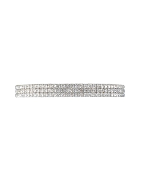 Pulsera Westies con cristal con acabado brillante
