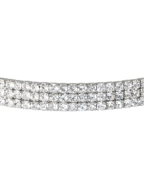 Pulsera Westies con cristal con acabado brillante