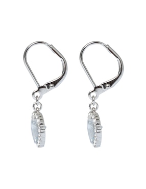 Aretes de corazón Westies Corazón con acabado pavé cristal