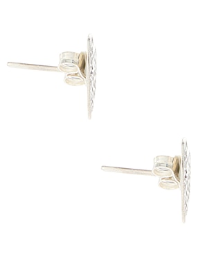 Aretes de corazón Mauricio Serrano Jewelry de plata P 925 con acabado brillante