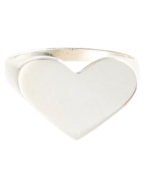 Anillo de corazón Mauricio Serrano Jewelry P 925 de plata brillante