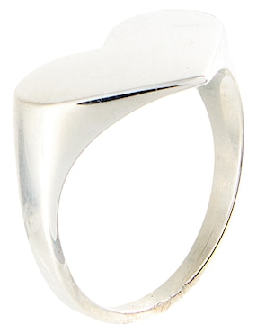 Anillo de corazón Mauricio Serrano Jewelry P 925 de plata brillante