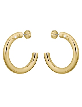 Arracadas Boss Alive Statement con acabado brillante cristal