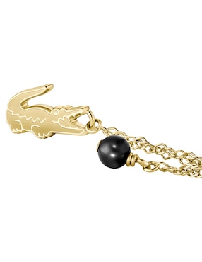 Aretes Lacoste Deva con acabado brillante