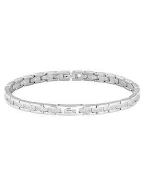 Brazalete Lacoste Metropole con acabado pulido