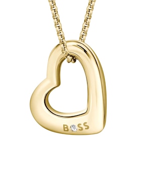 Collar de corazón Hugo Boss Honey Boundless