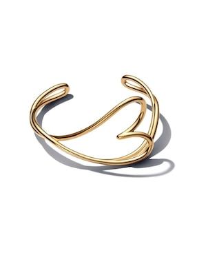 Brazalete Pandora de plata P 925 Essence con acabado baño de oro