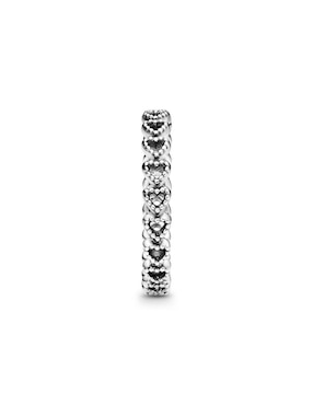 Anillo de corazón Pandora Moments P 925 de plata brillante