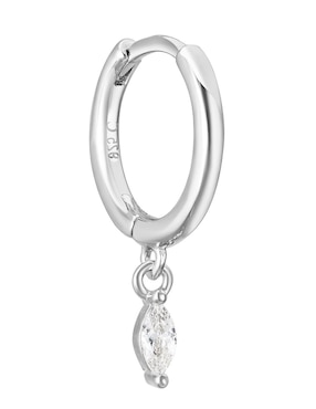 Piercing de gota Carmela Mía de plata P 925 con acabado baño de oro zirconia