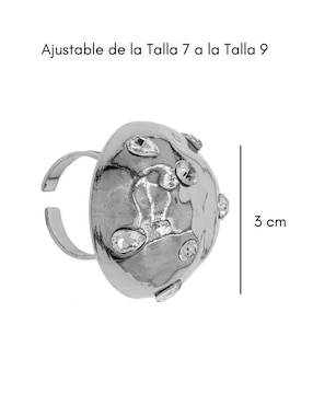 Anillo Mayfer Joyería Mayfer Atenas cristal