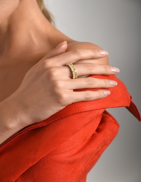 Anillo Gladkova Joyería P 925 de plata topacio brillante