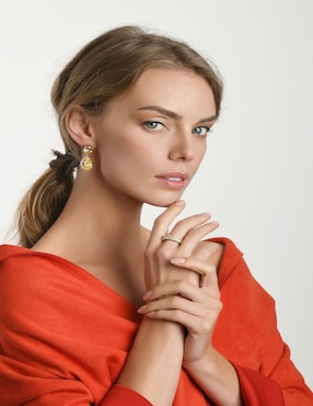 Anillo Gladkova Joyería P 925 de plata topacio brillante