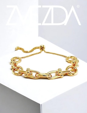 Collar y pulsera Zvezda Aurore de chapa de oro 18 k