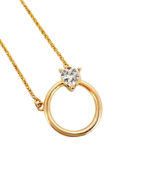 Collar de corazón Zvezda Aurore 18 K