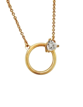Collar de corazón Zvezda Aurore 18 K